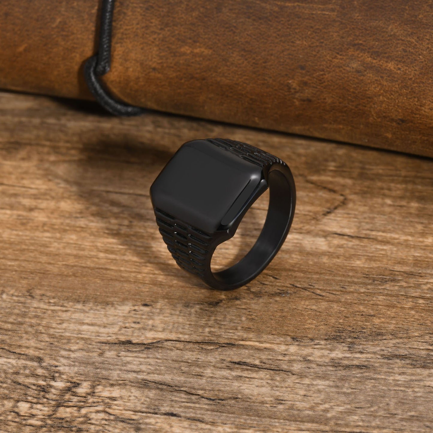 Stainless Steel Cross-Border Ring for Men's Fashion Trend