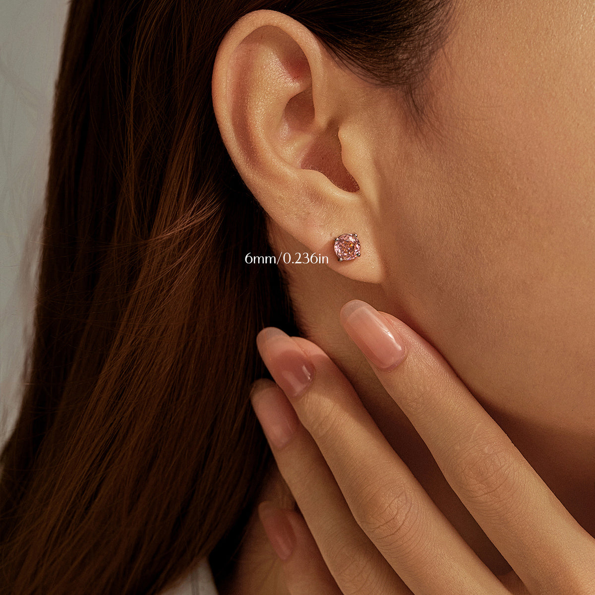 925 Sterling Silver Rose-Cut Stud Earrings