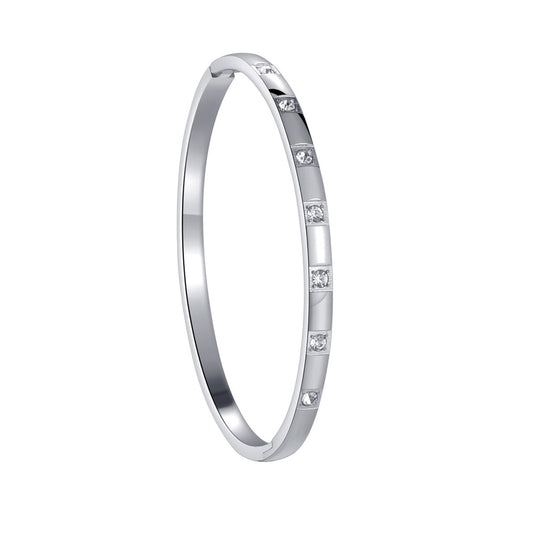 Planderful Zirconium Inlaid 18K Gold Plated Bracelet Women