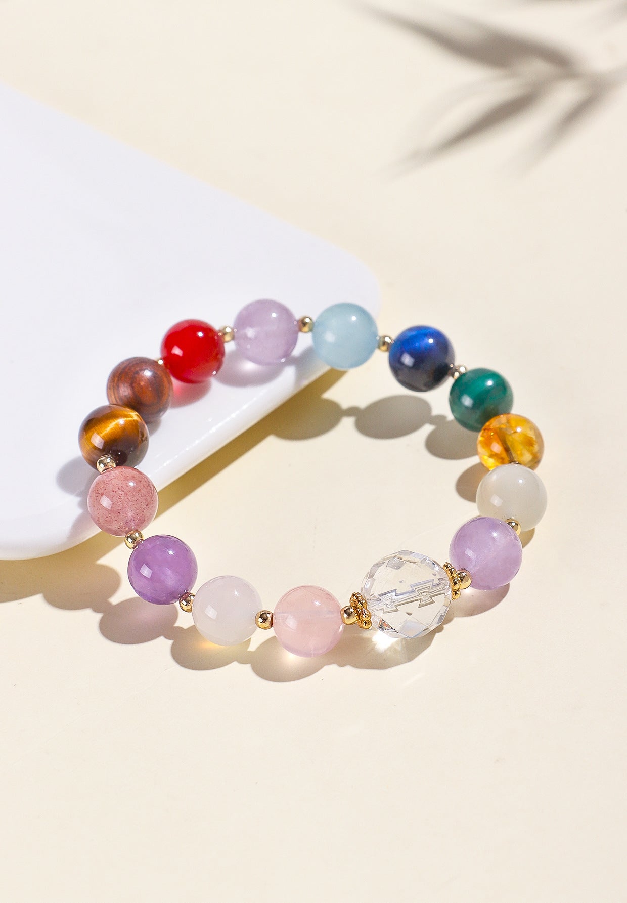 Planderful Fortune's Favor Bracelet – Elegant Multi-Treasure Crystal Design