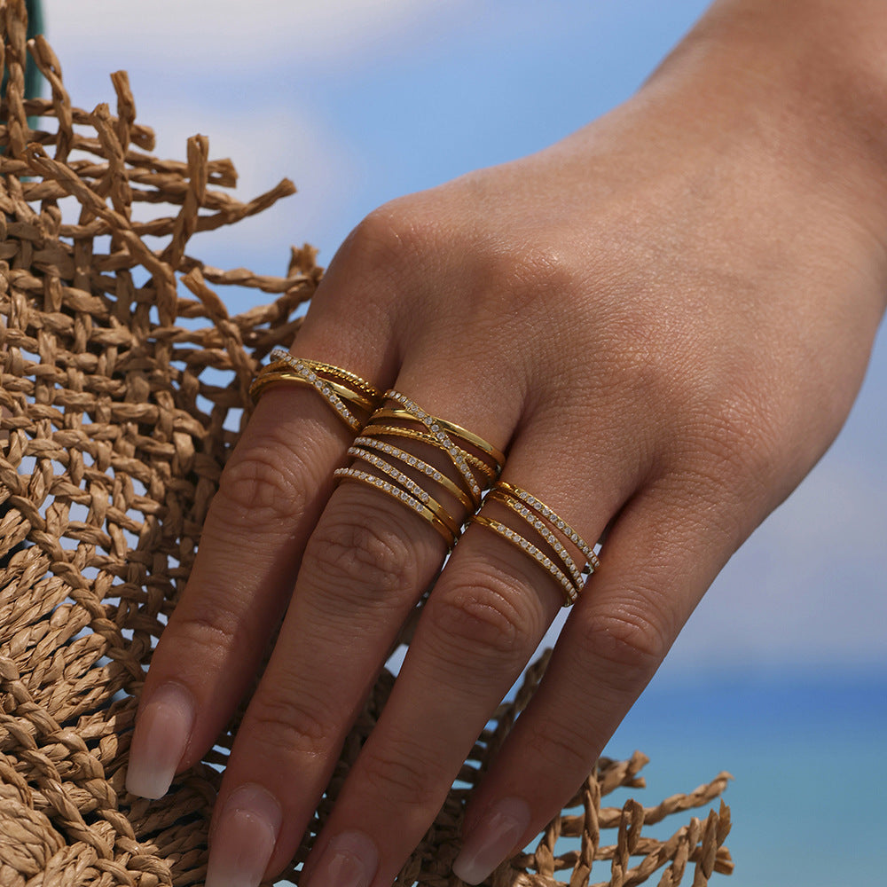 Planderful Everyday Genie Adjustable Zircon Ring Women