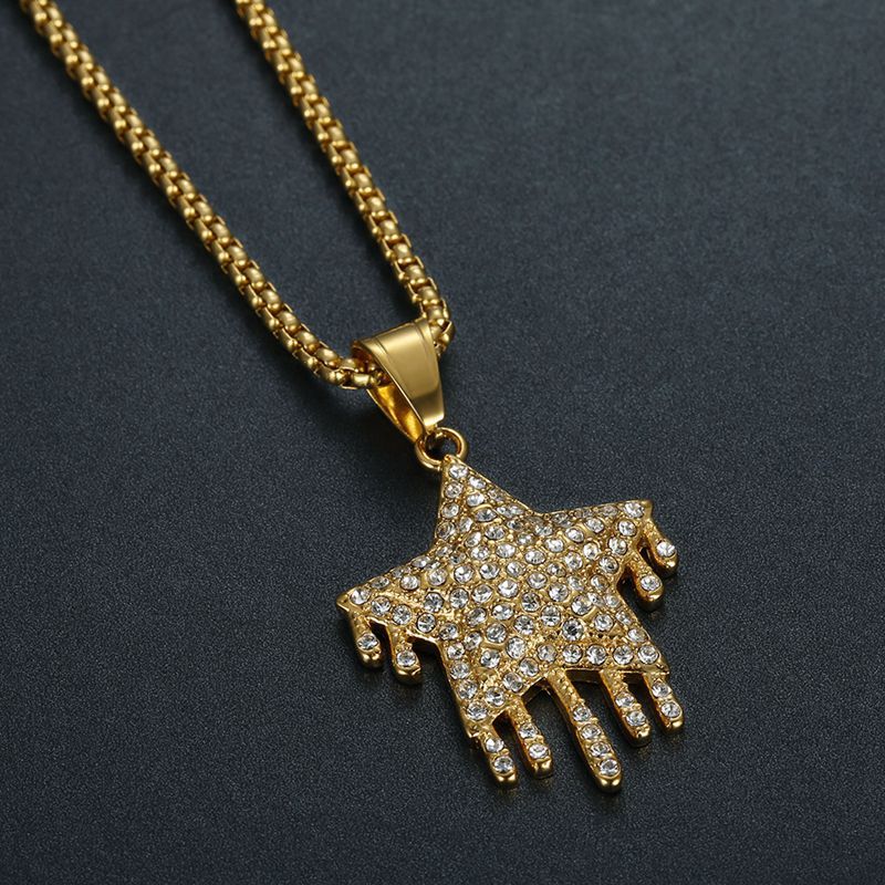 Zircon Necklace – Hip-Hop Dainty Water Drop Pendant
