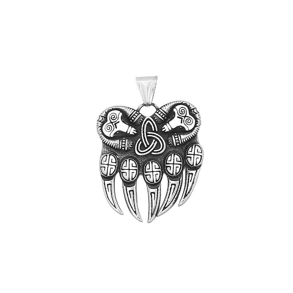 Punk Viking Stainless Steel Pendant Necklace