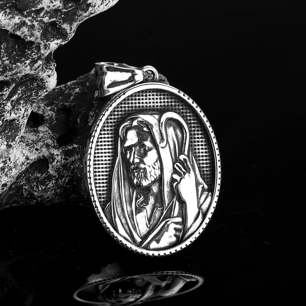 Vintage Men's Jewelry Order of St. Christopher Necklace