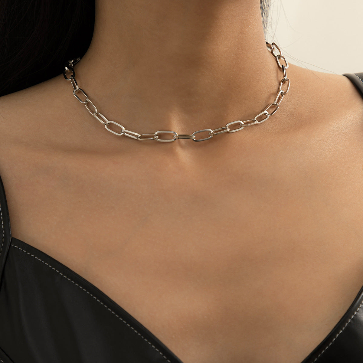 Personalized Geometric Chain Necklace For Women By Planderful Vienna Verve Elegant Statement Accessory