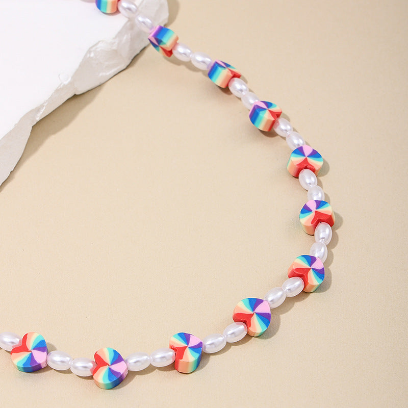 Pastel Pearl Delight Necklace - Vienna Verve Collection