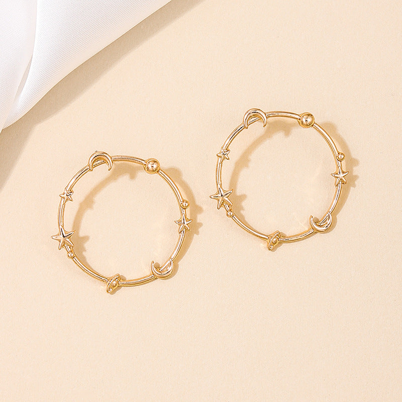 Celestial Statement Earrings by Planderful - Vienna Verve Collection