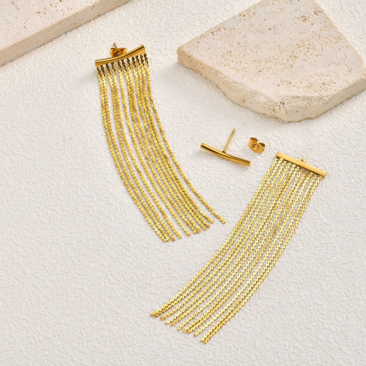 Modern Stainless Steel Earrings