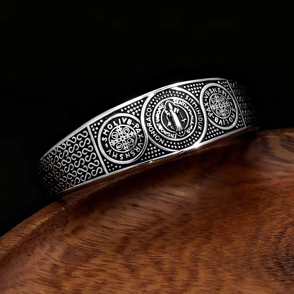 Punk Benedict Stainless Steel Men's Bracelet