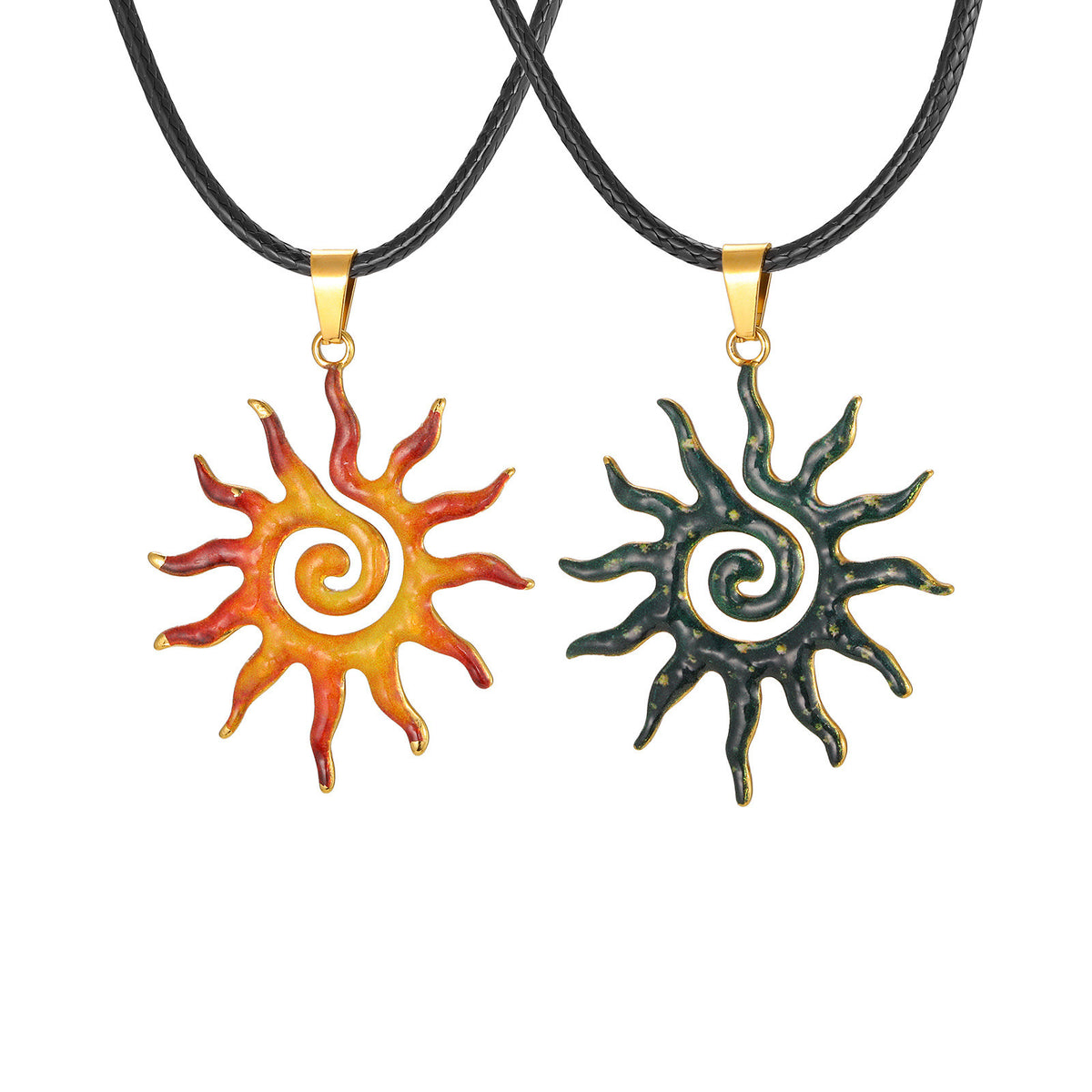And Christmas Color Hammer Stainless Steel Pendant