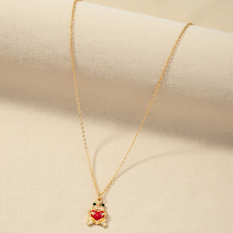 Frog Love Hug Necklace - Vienna Verve Collection