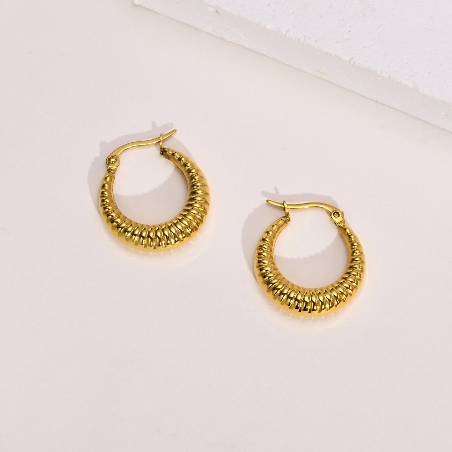Titanium Steel Hollow Earrings Wholesale Jewelry For Women