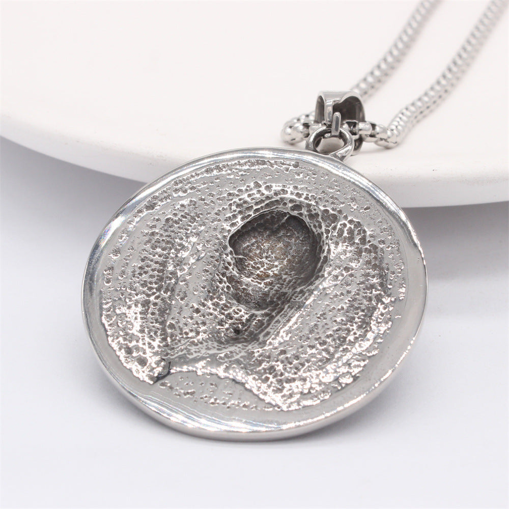 Planderful Premium Viking Pendant Titanium Steel Unisex Necklace For Men And Women Nordic Charm