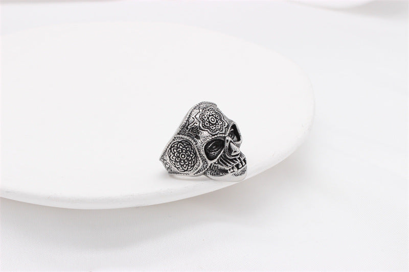 Titanium Steel Skull Ring