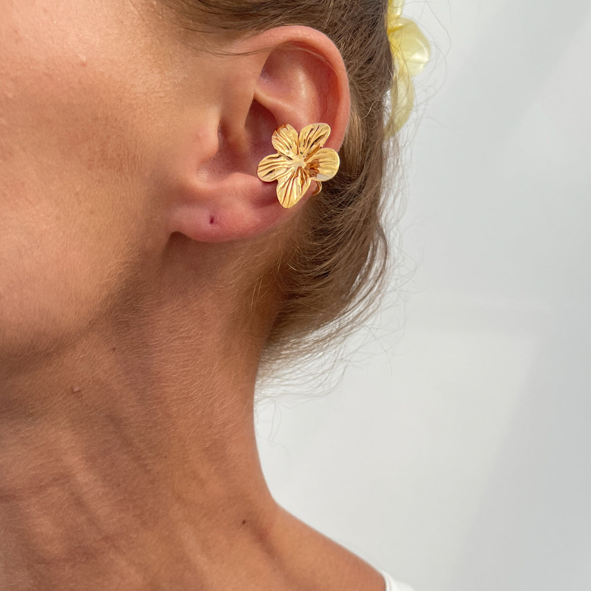 Planderful Vienna Verve Earrings – Versatile No Piercing Flower Design