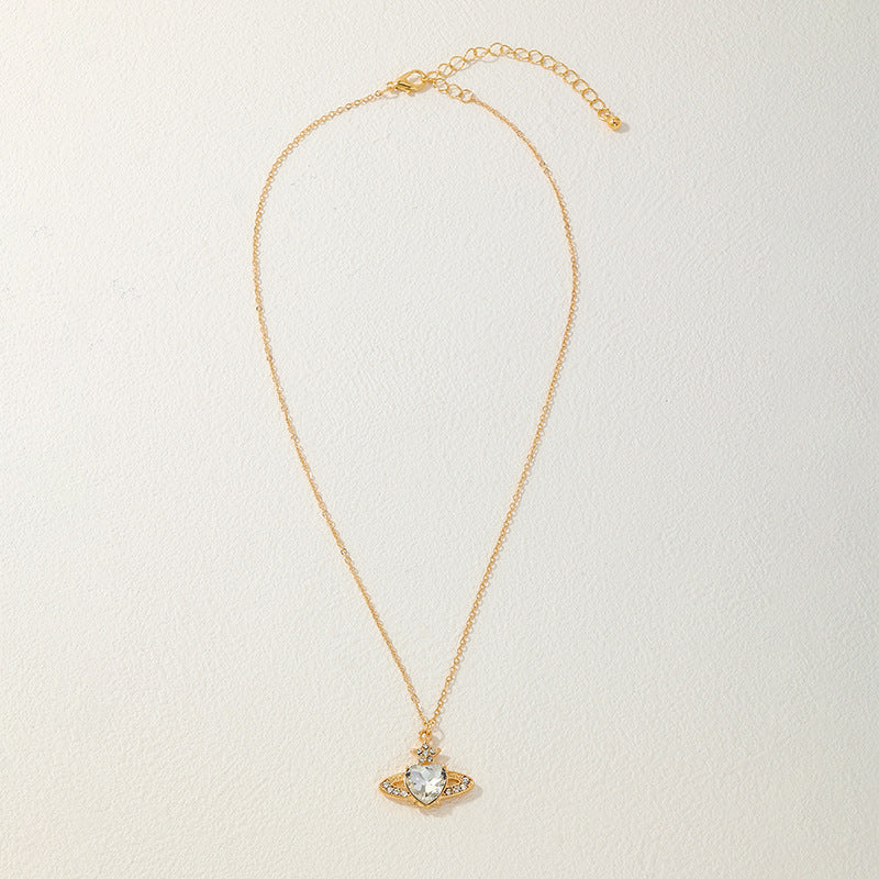 Stellar Sphere Metal Pendant Necklace - Vienna Verve Collection