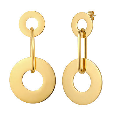 Modern Stainless Steel Earrings — Multiple Styles