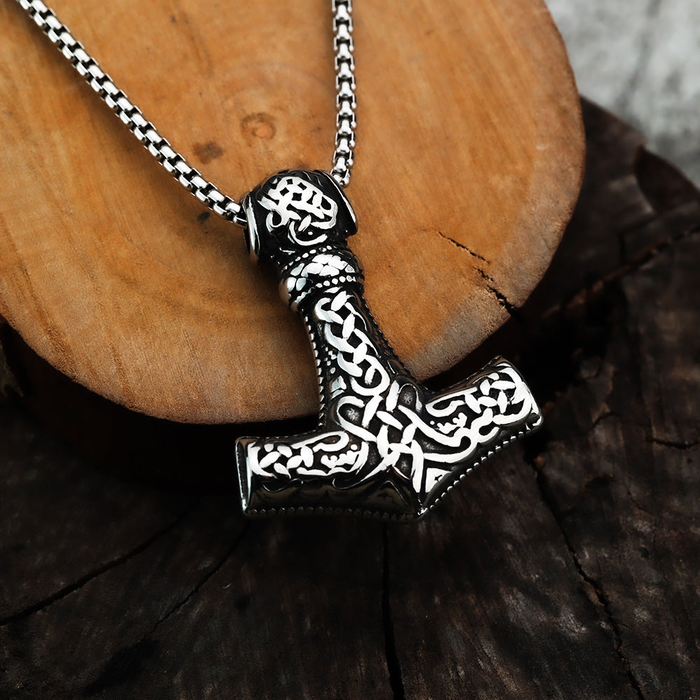 European And American Style Viking Thor Hammer Necklace