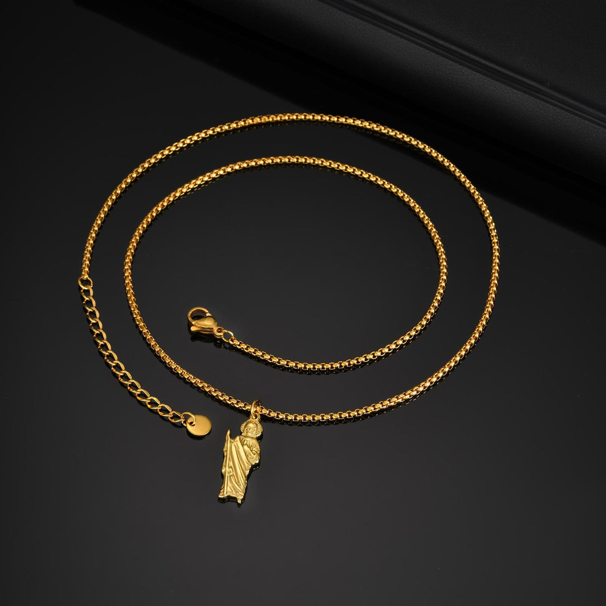 Modern Gold-Tone Stainless Steel Necklace