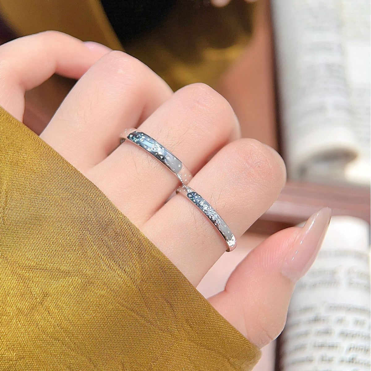 Minimalist Star S925 Sterling Silver Ring