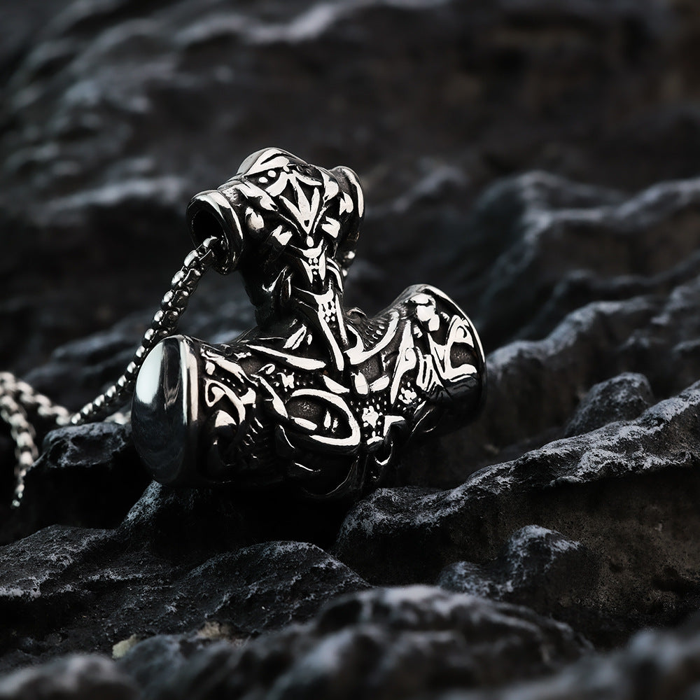 European And American Jewelry Titanium Steel Pendant Necklace For Men