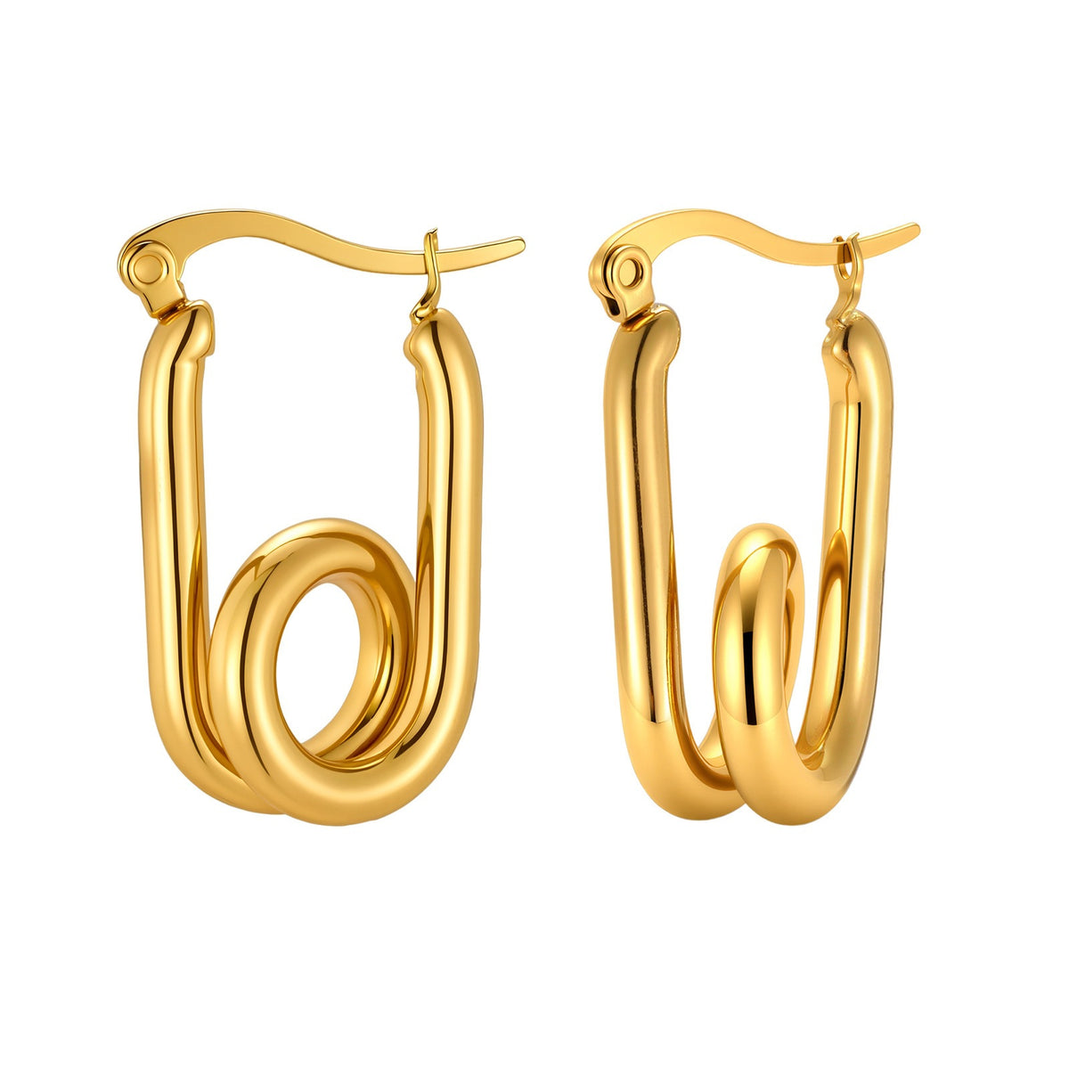 Modern Stainless Steel Earrings