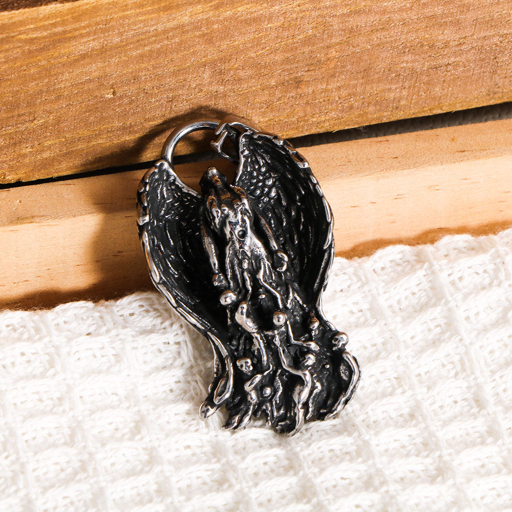 Men's Pendants – Dark Tears Angel Necklace Pendants – Street Pendants