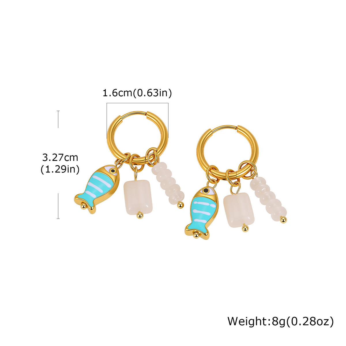 Modern Stainless Steel Earrings — Multiple Styles