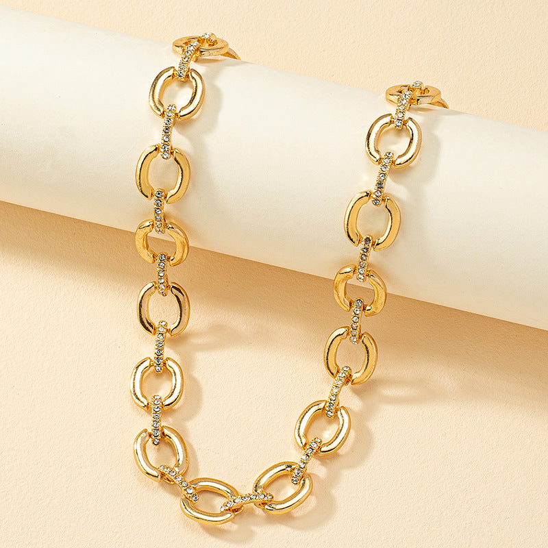 European Charm Chain Necklace with Luxury Buckle - Vienna Verve Series