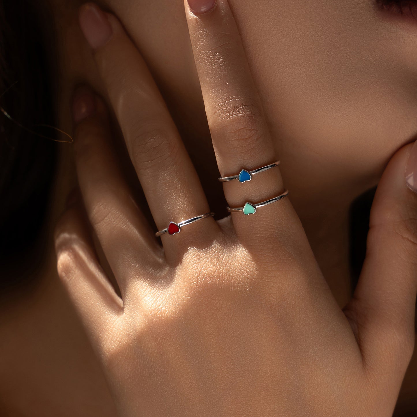 Planderful Everyday Genie Peach Heart Enamel Ring – Sweet and Girly Design