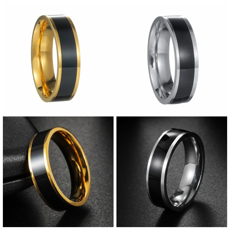 Planderful Everyday Genie Gold Plated Stainless Steel Couple Ring Set For Him And Her Unisex Protection Non Fade Shine