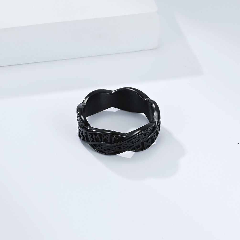 Viking-Inspired Ring — Three Finishes