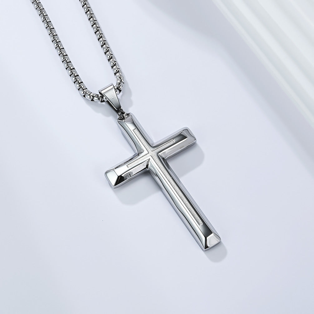 Stainless Steel Cross Necklace