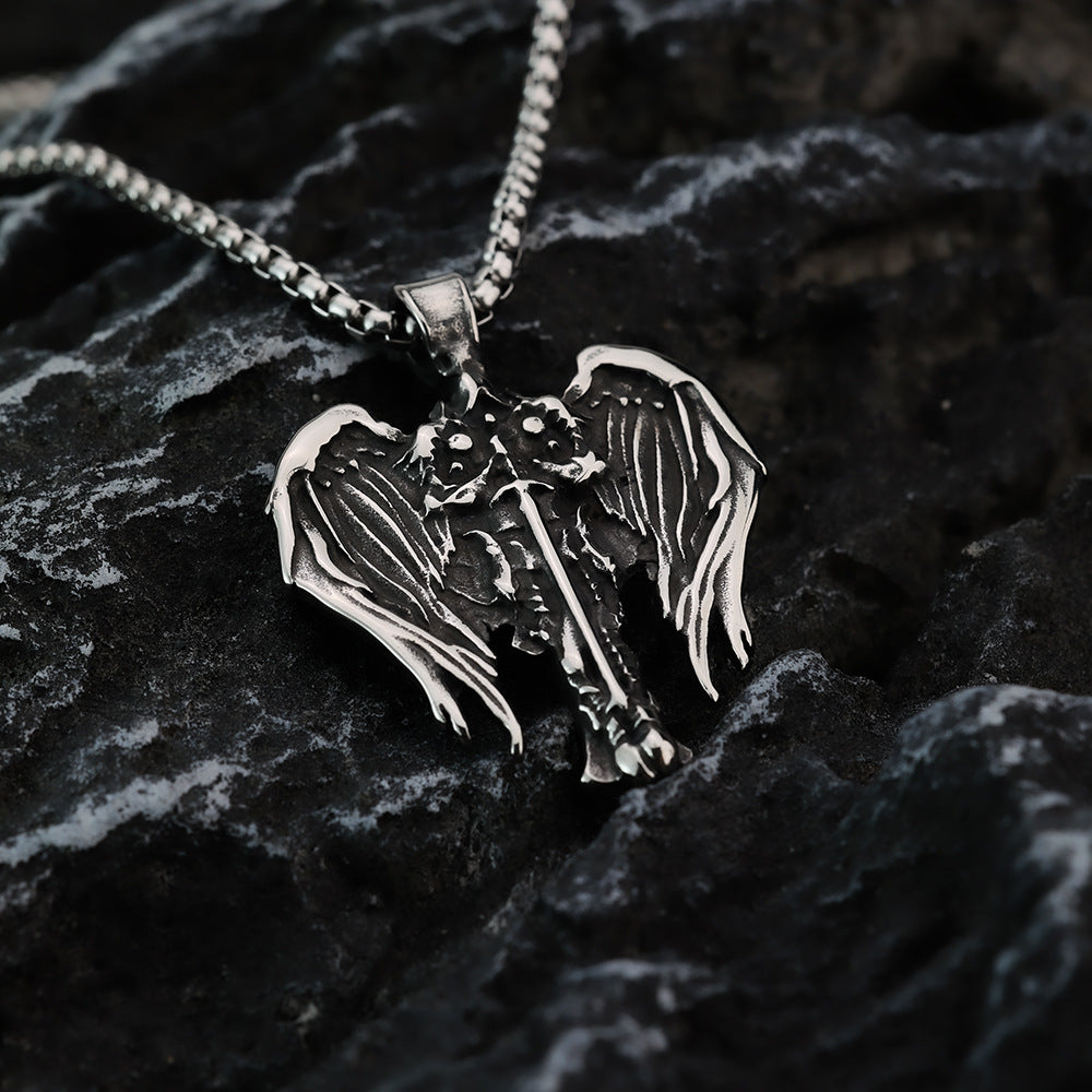 European and American Jewelry Wholesale Viking Odin Pendant Necklace