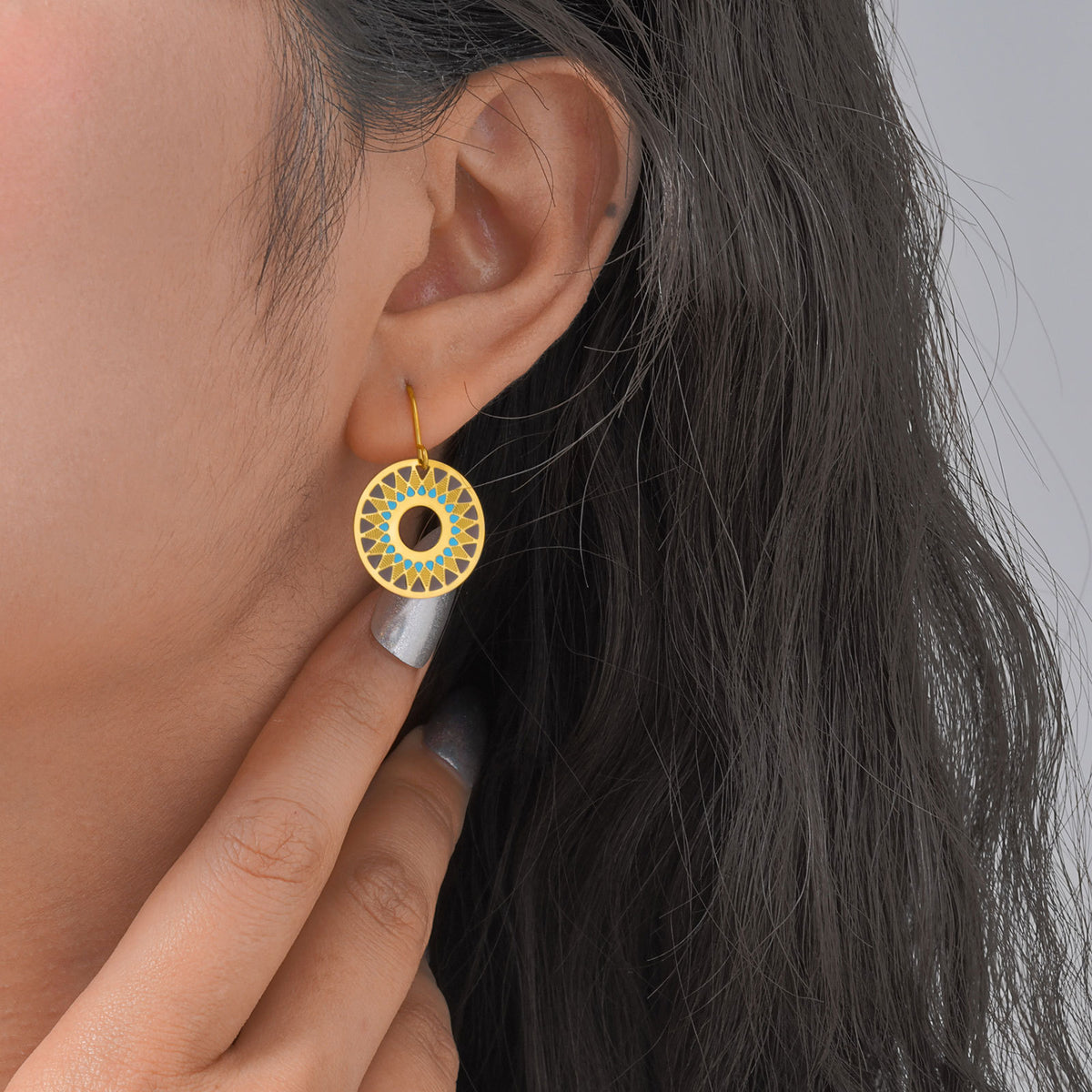 Stainless Steel Geometric Vintage Earrings