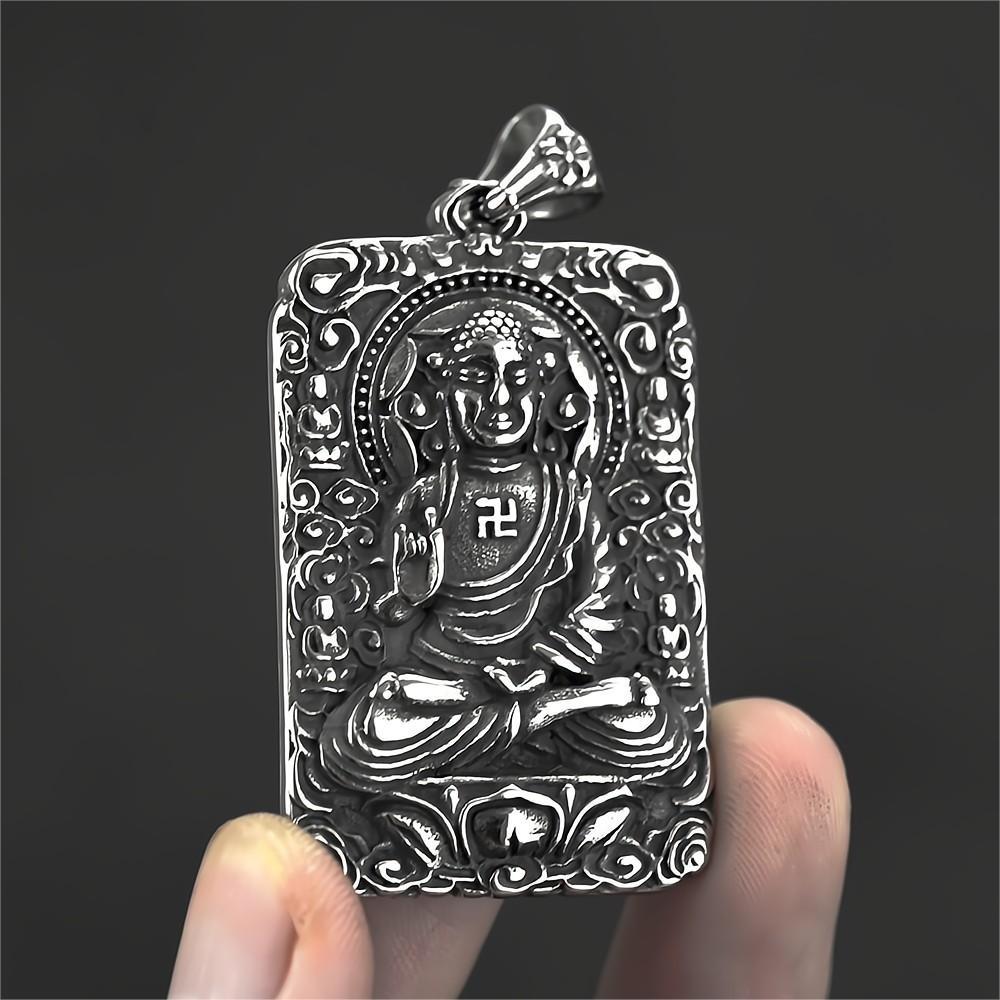 Vintage Buddhist Zodiac Pendant Necklace