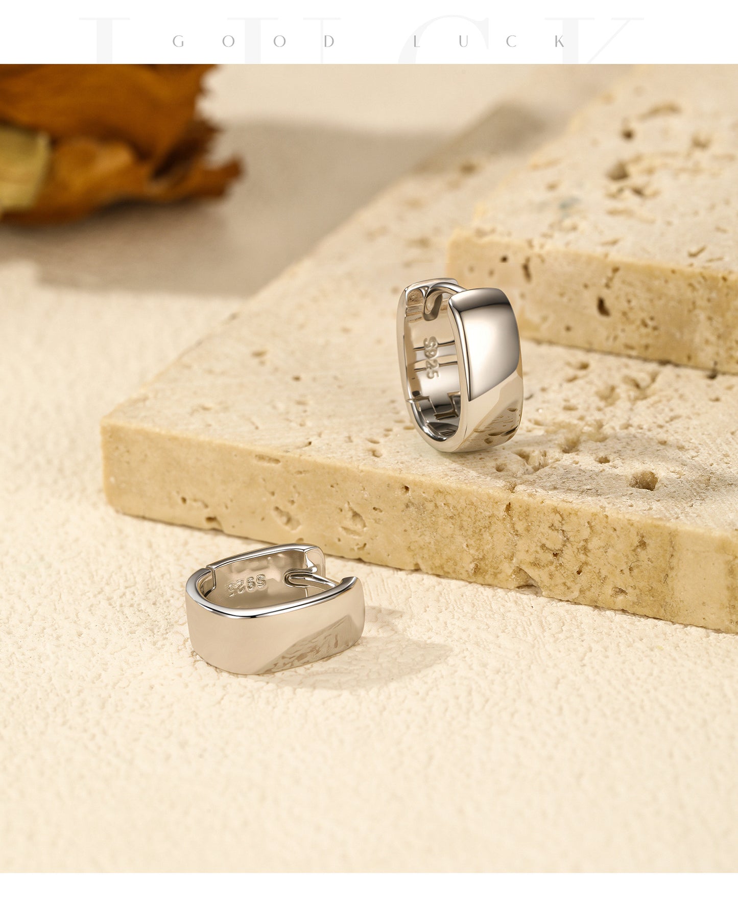 Planderful Everyday Genie Earrings – Minimalist Sterling Silver Design