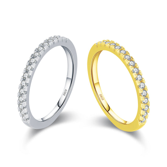 Planderful Everyday Genie Ring – Elegant Sterling Silver with Shining Zircon