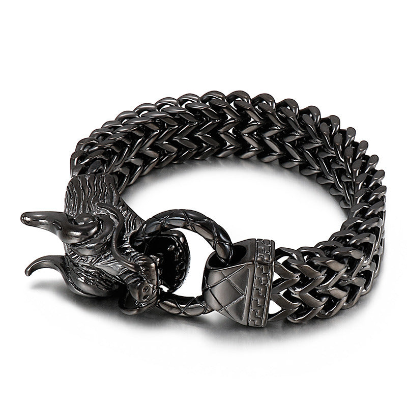 Keel Chain Men's Dragon Bracelet – Men's Dragon Head Bracelet