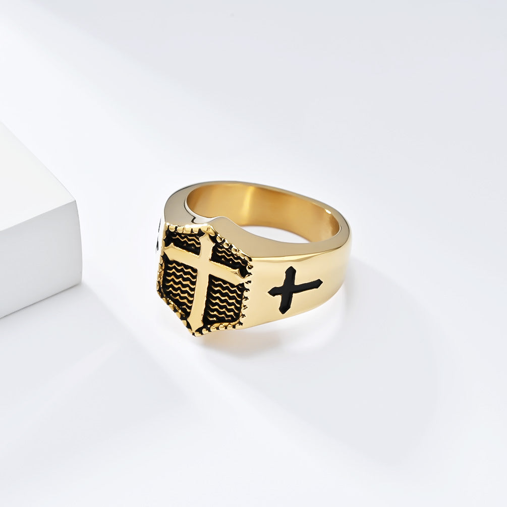 Steel Ring – Vintage Men's Daily Wear
