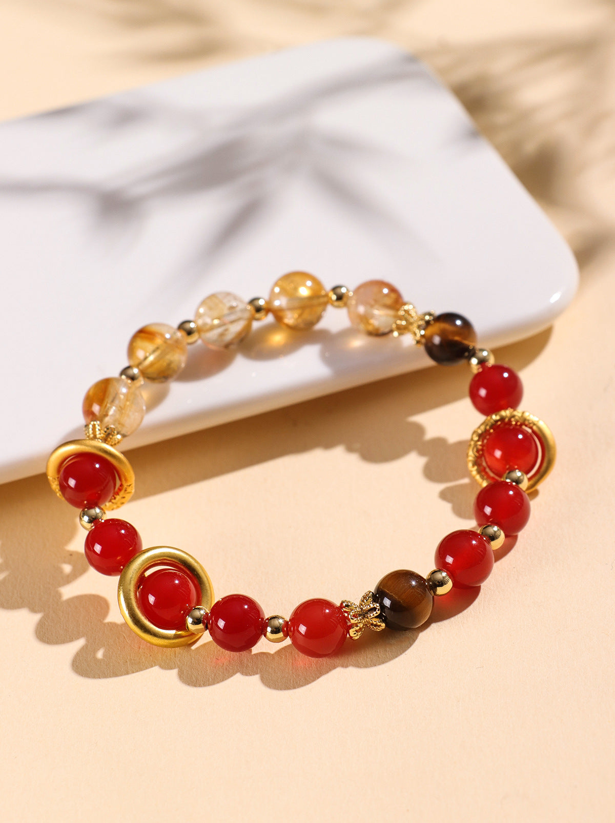 Planderful Fortune's Favor Bracelet – Elegant Natural Agate Design