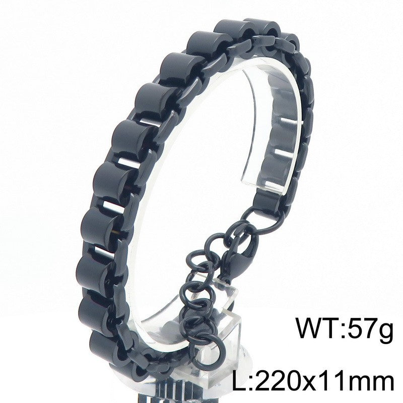 Planderful Personalized Bamboo Chain Bracelet For Men