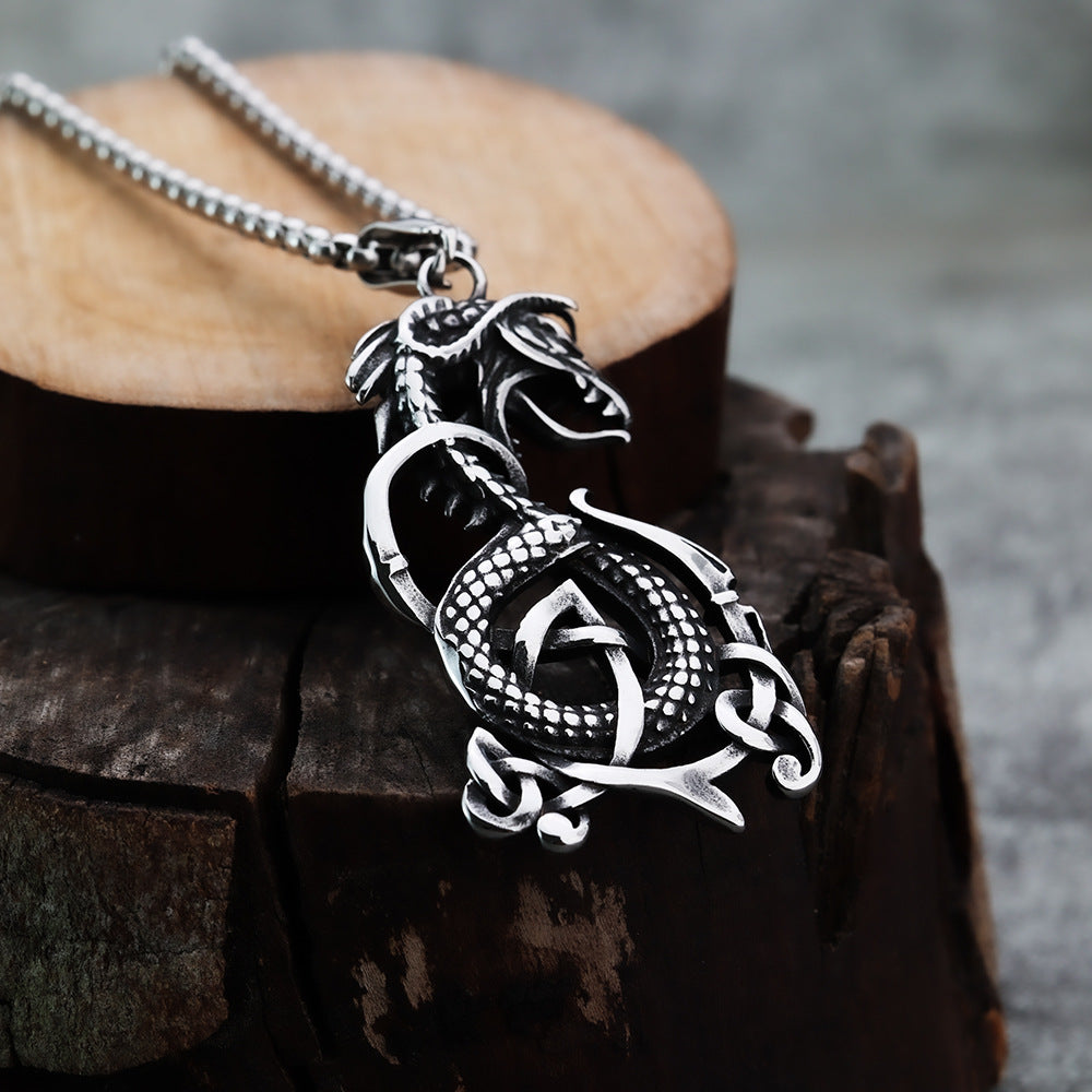 European And American Style Nordic Viking Dragon Pendant Jewelry