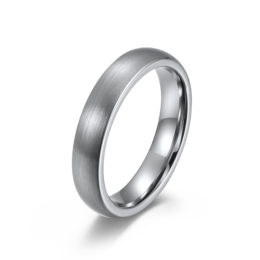 Tungsten Steel Matte Ring