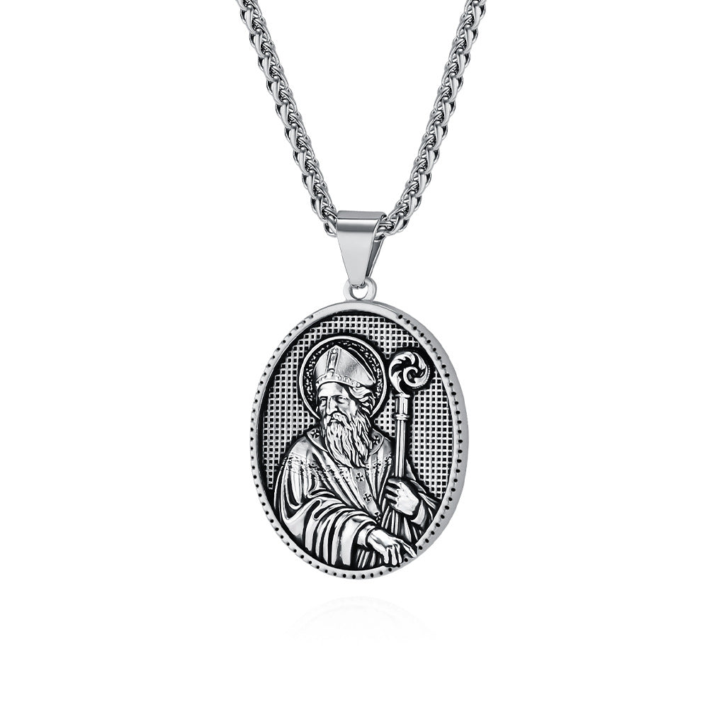 Stainless Steel Vintage Pendants or Chain — Choose Your Style