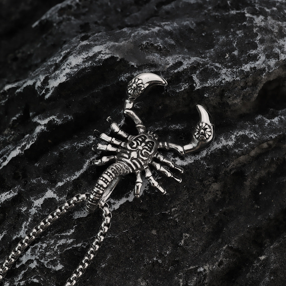 European And American Retro Stainless Steel Men's Pendant Necklace