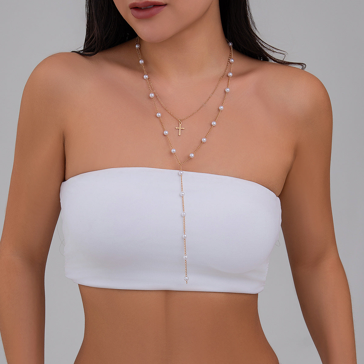 Planderful Vienna Verve Necklace – Elegant Retro Geometric Design