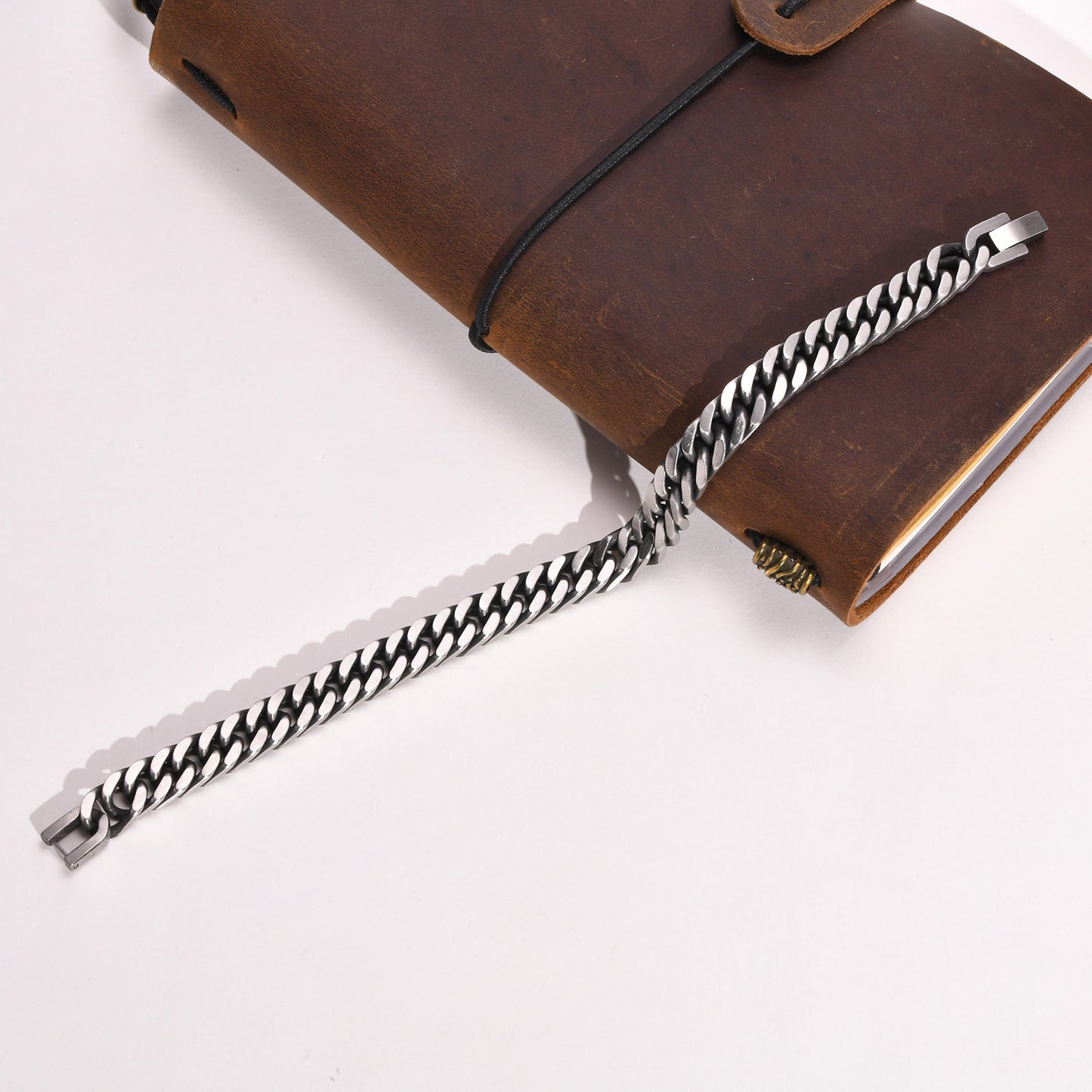 European And American Stainless Steel Men's Thick Bracelet