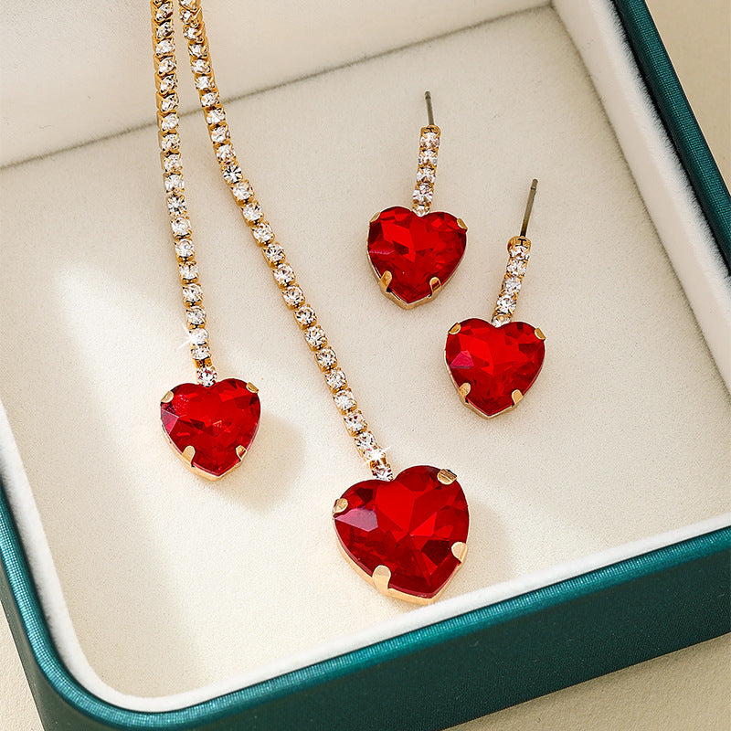 Fashionable Metal Love Flash Jewelry Set by Planderful