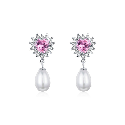 Planderful Everyday Genie Earrings – Exquisite Pearl and Zircon Design